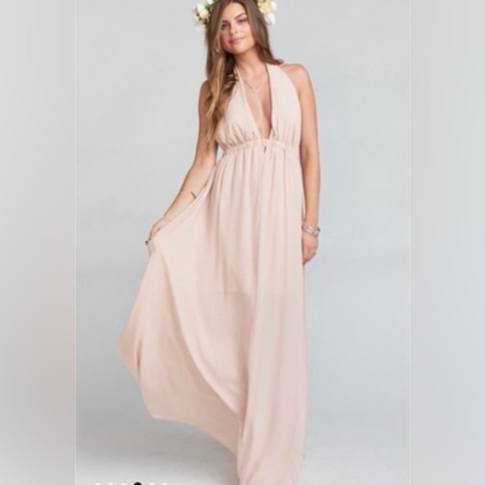 Show Me Your Mumu Luna Halter Maxi
Dusty Blush XXS